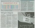 The Sunday Times Newspaper - PowerPoint At 20